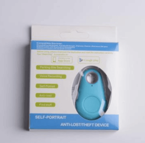 Water Drop Bluetooth-compatible Anti Lost Object Finder (Option: Blue)